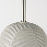 Mercana Quinn 19.0L x 19.0W x 24.6H Beige Base W/Navy Fabric Shade Table Lamp
