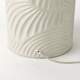 Mercana Quinn 19.0L x 19.0W x 24.6H Beige Base W/Navy Fabric Shade Table Lamp