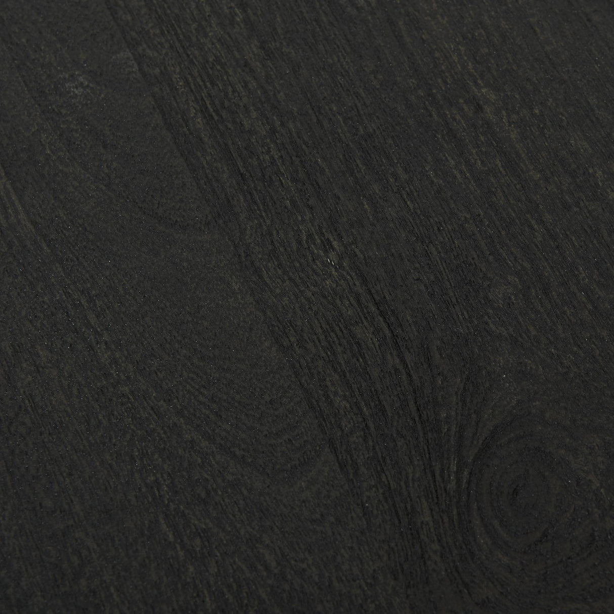 Mercana Atticus Black Wood and Antiqued Gold Metal Coffee Table