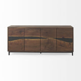 Mercana Hemlock 69L x 18W x 30H Brown Wood Sideboard