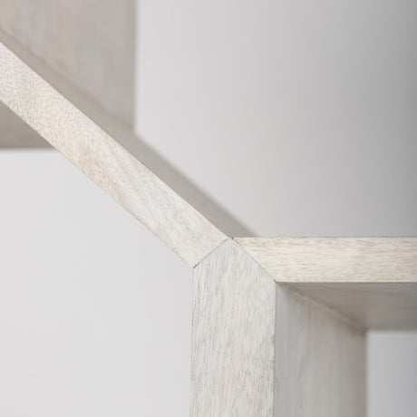 Mercana Traro 47.75L x 16.0W x 92.0H Beige Wooden Compartment Shelving Unit