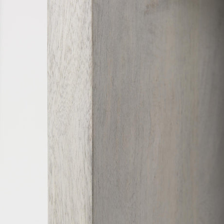 Mercana Traro 47.75L x 16.0W x 92.0H Beige Wooden Compartment Shelving Unit