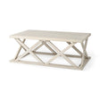 Mercana Forsey 48.0L x 28.0W x 17.5H Blonde Wood Rectangular Coffee Table