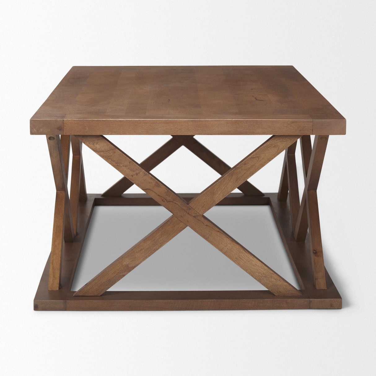 Mercana Forsey 48.0L x 28.0W x 17.5H Medium Brown Rectangle Coffee Table