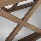 Mercana Forsey 48.0L x 28.0W x 17.5H Medium Brown Rectangle Coffee Table