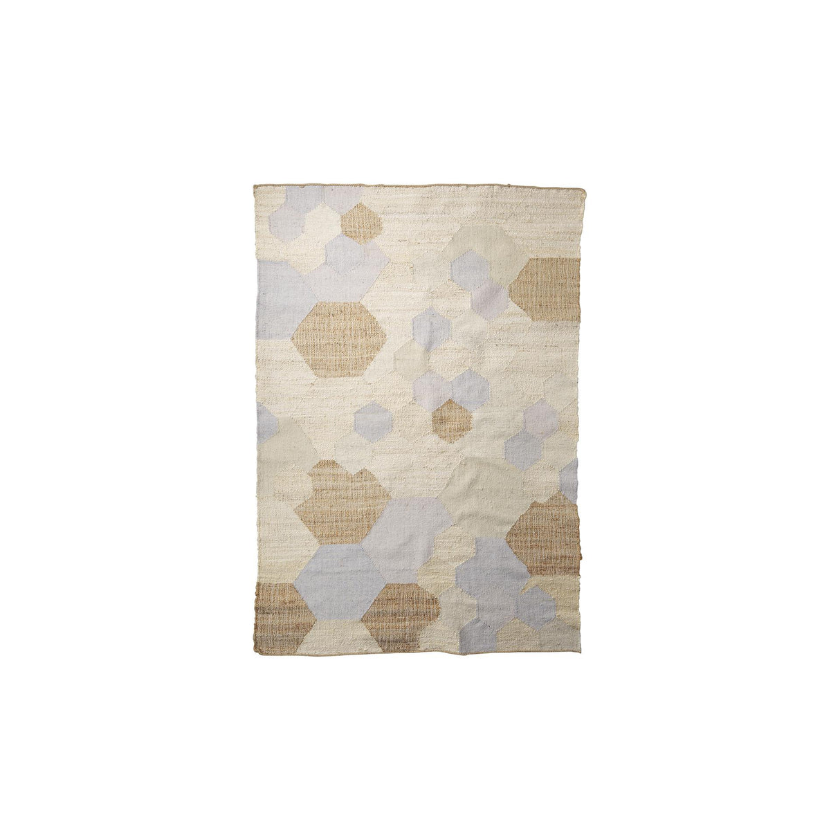 Mercana Mayson 5x8 Cream Multi-Colored Honeycomb Pattern Area Rug