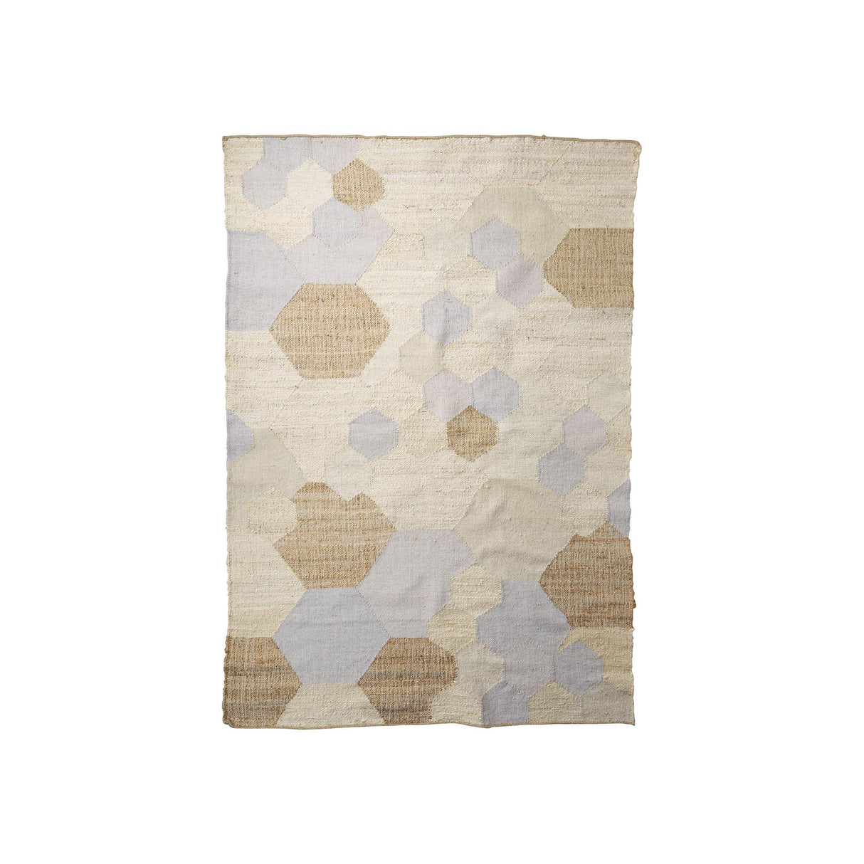 Mercana Mayson 8x10 Cream Multi-Colored Honeycomb Pattern Area Rug