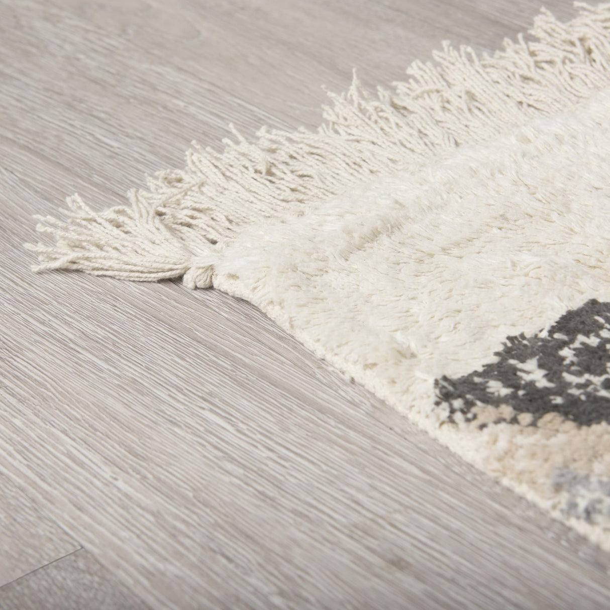 Mercana Carla 8x10 Earthy Neutrals Patterned Cotton Area Rug