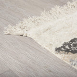 Mercana Carla 8x10 Earthy Neutrals Patterned Cotton Area Rug