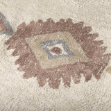 Mercana Carla 8x10 Earthy Neutrals Patterned Cotton Area Rug