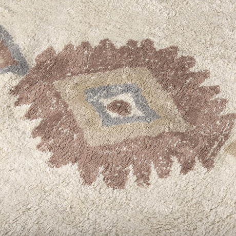 Mercana Carla 8x10 Earthy Neutrals Patterned Cotton Area Rug