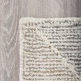 Mercana Kolt 5x8 Neutral Geometric Patterned Wool Area Rug