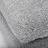 Mercana Valence 38.6L x 38.6W x 17.7H Castlerock Gray Full Size Ottoman Sectional Piece