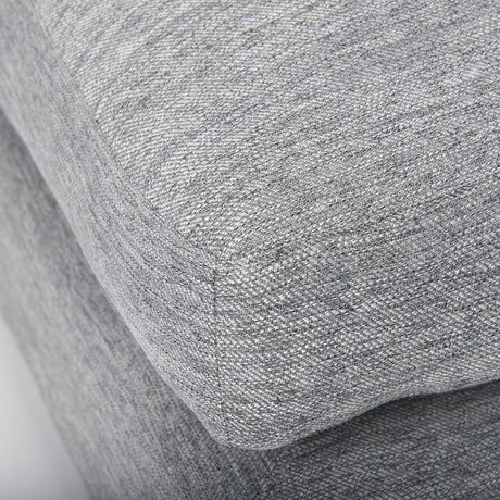 Mercana Valence 38.6L x 38.6W x 17.7H Castlerock Gray Full Size Ottoman Sectional Piece