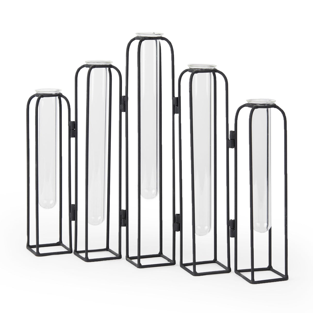 Mercana Mila 13.4L x 2.5W x 11.0H Metal and Glass Decorative Accent