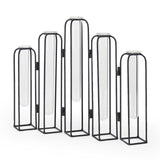 Mercana Mila 13.4L x 2.5W x 11.0H Metal and Glass Decorative Accent