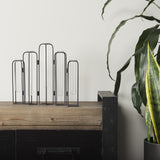 Mercana Mila 13.4L x 2.5W x 11.0H Metal and Glass Decorative Accent