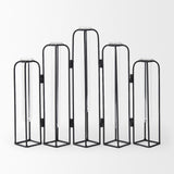 Mercana Mila 13.4L x 2.5W x 11.0H Metal and Glass Decorative Accent