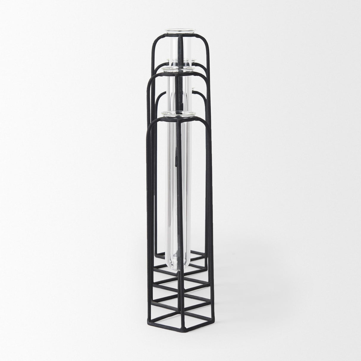 Mercana Mila 13.4L x 2.5W x 11.0H Metal and Glass Decorative Accent