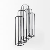 Mercana Mila 13.4L x 2.5W x 11.0H Metal and Glass Decorative Accent