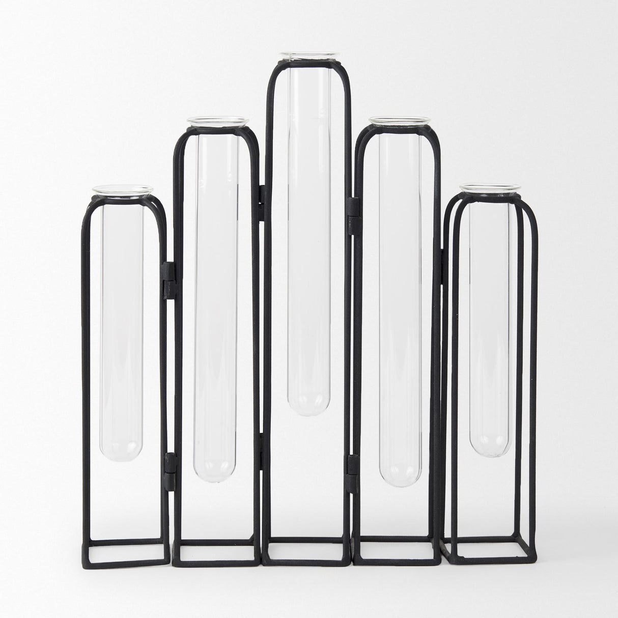 Mercana Mila 13.4L x 2.5W x 11.0H Metal and Glass Decorative Accent