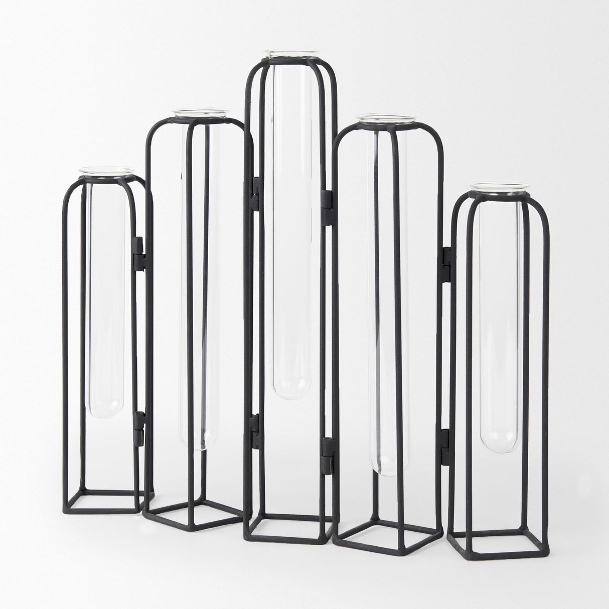 Mercana Mila 13.4L x 2.5W x 11.0H Metal and Glass Decorative Accent