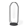 Mercana Aria 4.5L x 3.9W x 11.0H Metal and Glass Holder Object