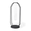 Mercana Aria 4.5L x 3.9W x 11.0H Metal and Glass Holder Object