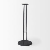 Mercana Aria 4.5L x 3.9W x 11.0H Metal and Glass Holder Object