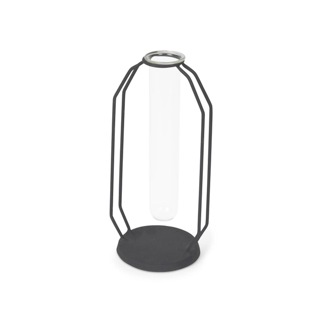 Mercana Aria 4.3L x 3.9W x 9.6H Metal and Glass Decorative Accent