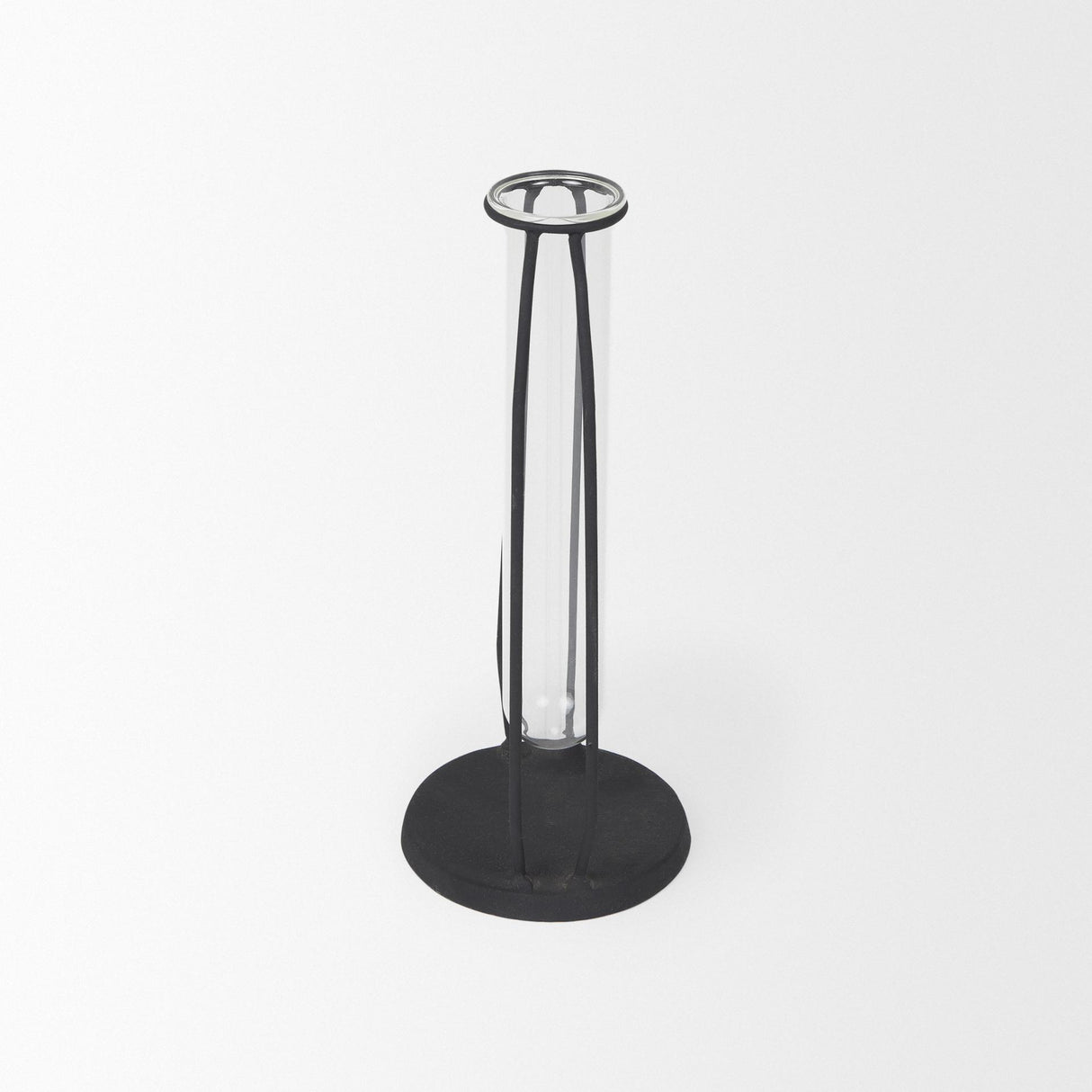 Mercana Aria 4.3L x 3.9W x 9.6H Metal and Glass Decorative Accent