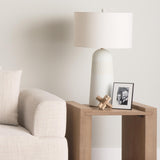 Mercana Javier 18.0L x 18.0W x 30.75H Light Base W/Cream Shade Table Lamp