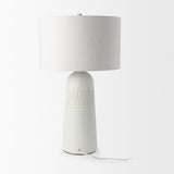 Mercana Javier 18.0L x 18.0W x 30.75H Light Base W/Cream Shade Table Lamp