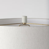 Mercana Javier 18.0L x 18.0W x 30.75H Light Base W/Cream Shade Table Lamp