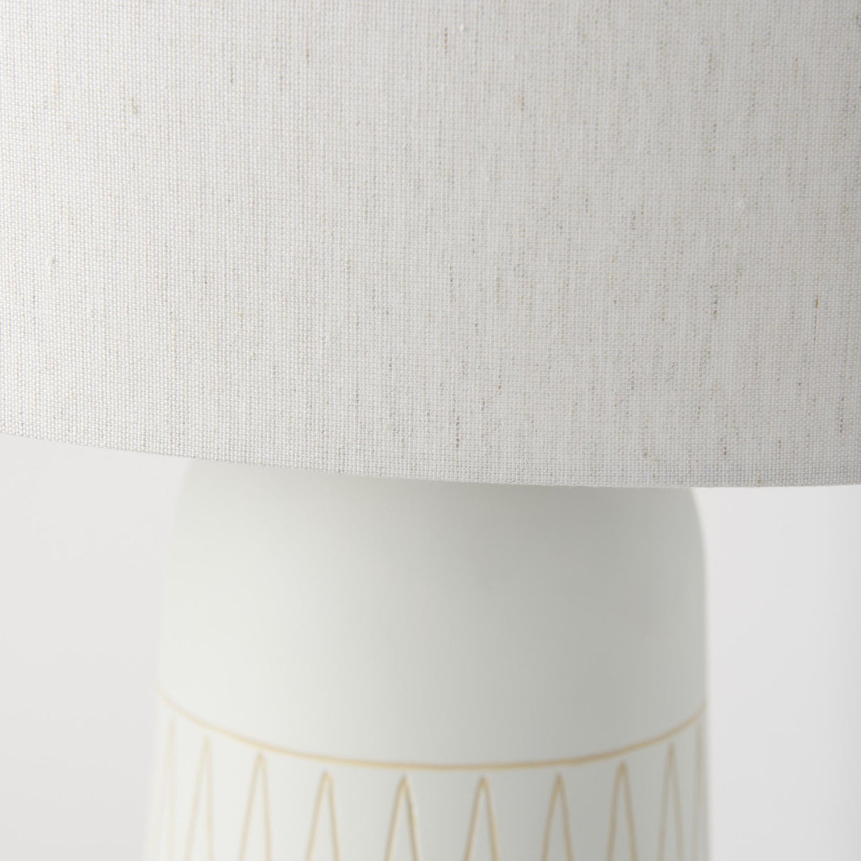 Mercana Javier 18.0L x 18.0W x 30.75H Light Base W/Cream Shade Table Lamp