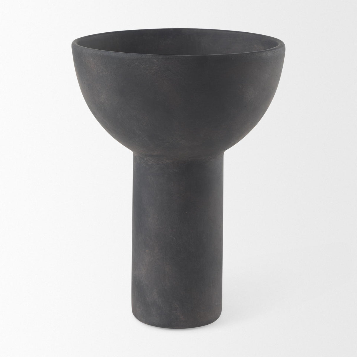 Mercana Sariah 9.1L x 8.3W x 10.8H Black Ceramic Vase