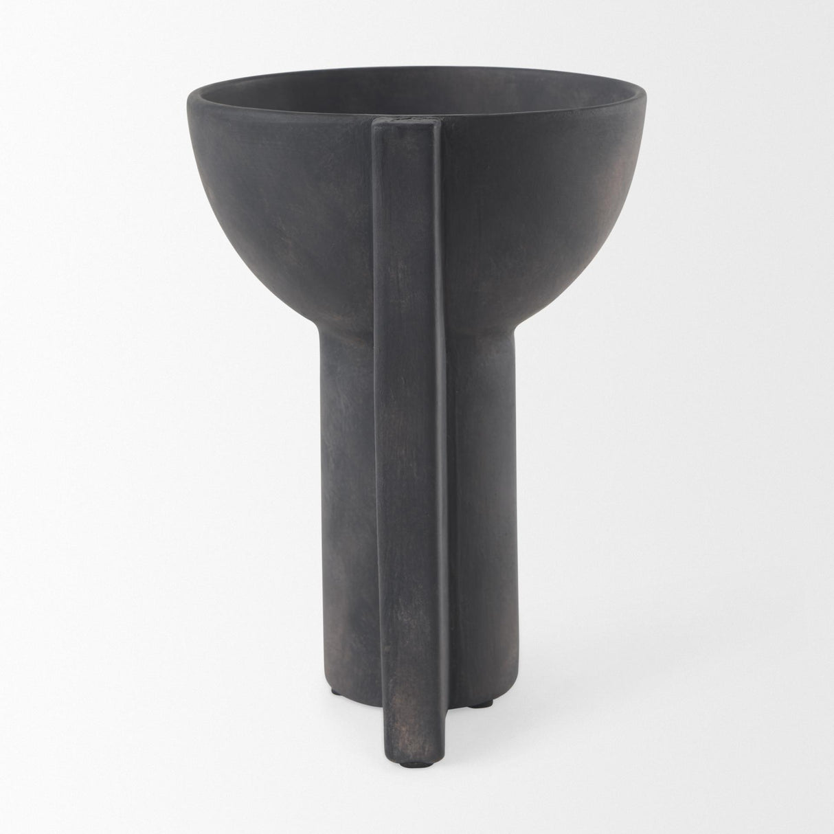 Mercana Sariah 9.1L x 8.3W x 10.8H Black Ceramic Vase