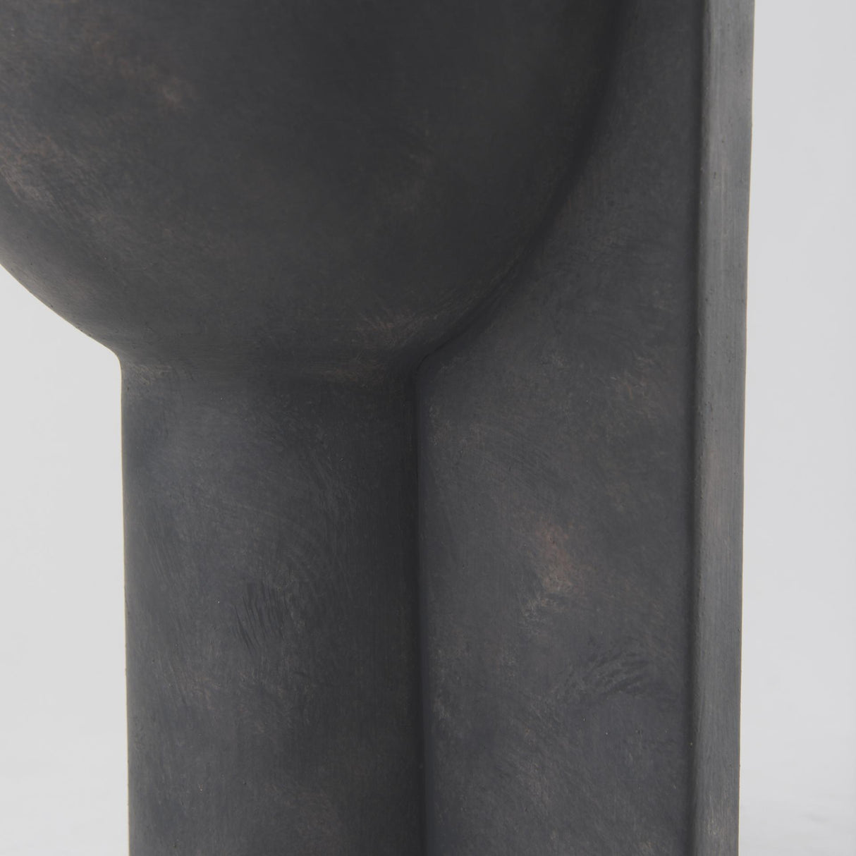 Mercana Sariah 9.1L x 8.3W x 10.8H Black Ceramic Vase