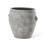Mercana Zuma 27.2L x 18.1W x 24.4H Light Gray Ceramic Floor Vase