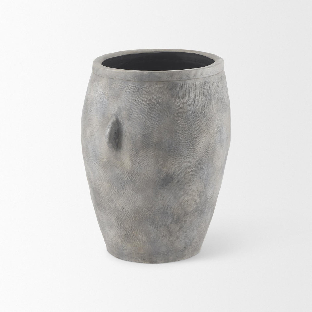 Mercana Zuma 27.2L x 18.1W x 24.4H Light Gray Ceramic Floor Vase
