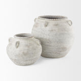 Mercana Misha 19.7L x 19.7W x 16.1H Ceramic Floor Vase
