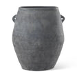 Mercana Zuma 27.2L x 20.5W x 31.9H Dark Gray Ceramic Floor Vase