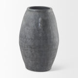 Mercana Zuma 27.2L x 20.5W x 31.9H Dark Gray Ceramic Floor Vase