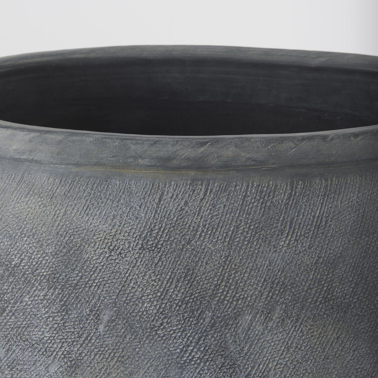 Mercana Zuma 27.2L x 20.5W x 31.9H Dark Gray Ceramic Floor Vase