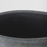 Mercana Zuma 27.2L x 20.5W x 31.9H Dark Gray Ceramic Floor Vase