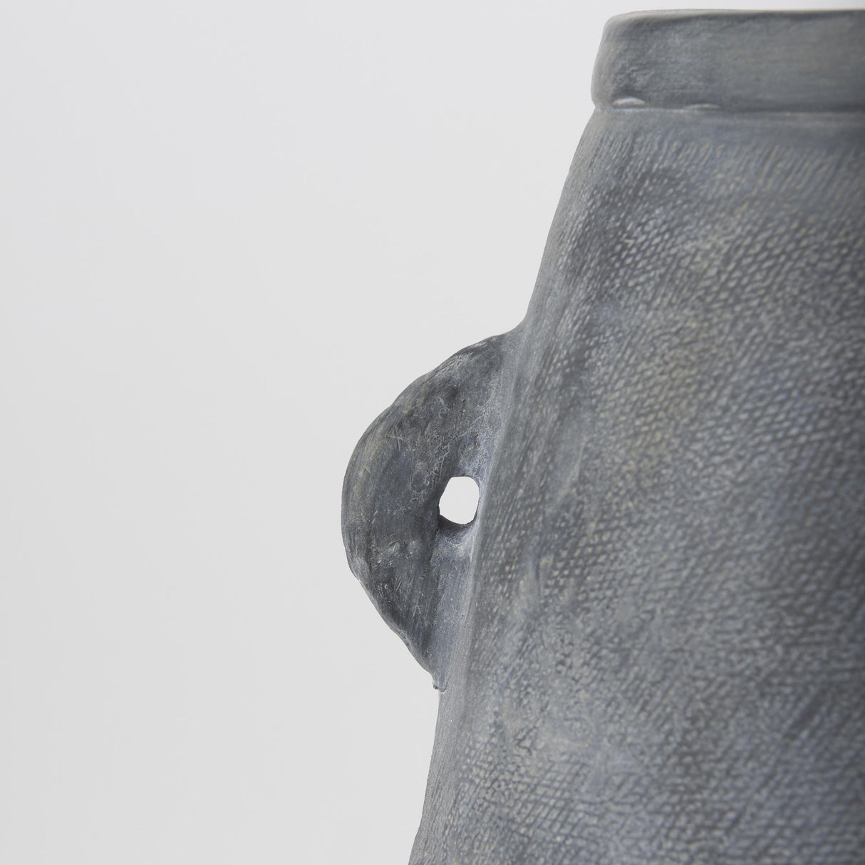 Mercana Zuma 27.2L x 20.5W x 31.9H Dark Gray Ceramic Floor Vase