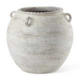 Mercana Misha 25.2L x 25.2W x 22.4H Cream Ceramic Floor Vase