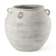 Mercana Misha 25.2L x 25.2W x 22.4H Cream Ceramic Floor Vase