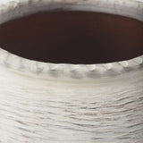Mercana Misha 25.2L x 25.2W x 22.4H Cream Ceramic Floor Vase