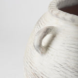 Mercana Misha 25.2L x 25.2W x 22.4H Cream Ceramic Floor Vase
